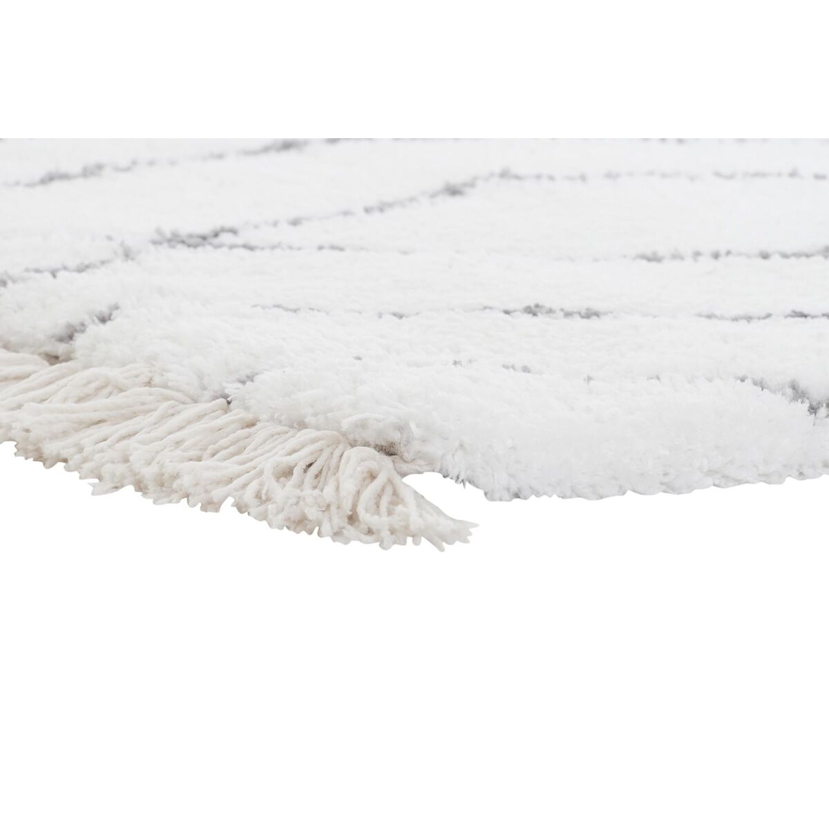 Matta DKD Home Decor Vit Grå 200 x 290 x 1,5 cm - 5