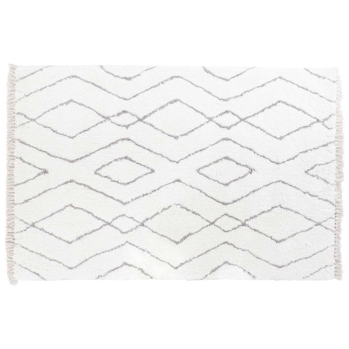 Matta DKD Home Decor Vit Grå 200 x 290 x 1,5 cm - 3