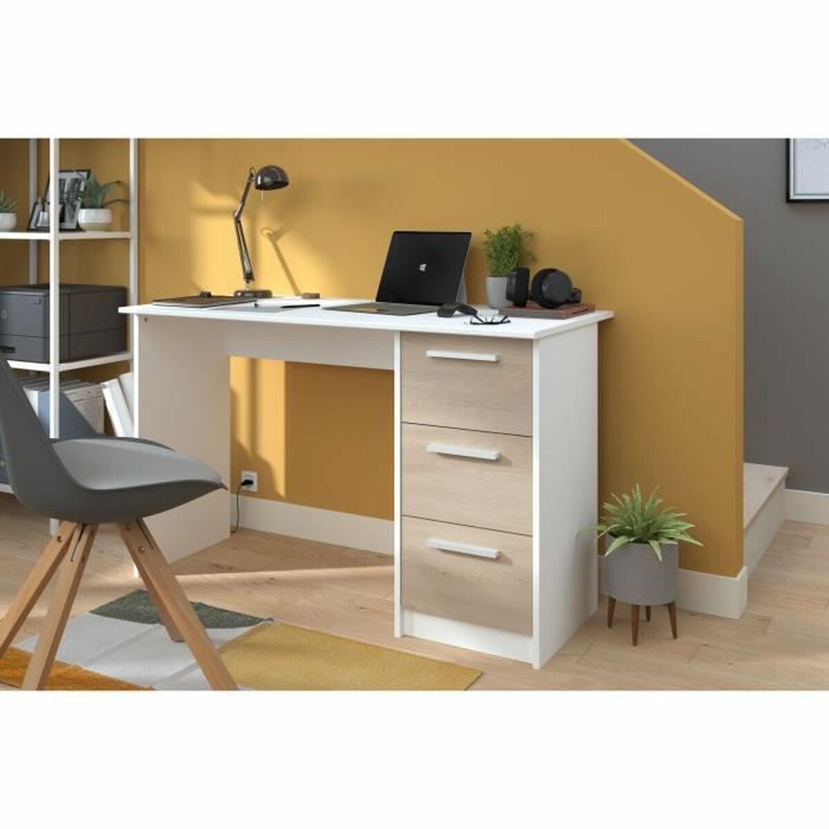 Skrivbord Parisot Essential 121,2 x 55 x 74,5 cm - 8