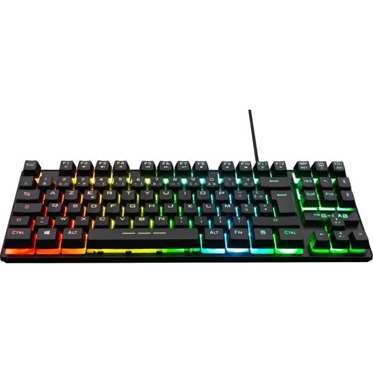 Gaming Tangentbord/ OR: Speltangentbord The G-Lab Caesium Franska AZERTY - 2
