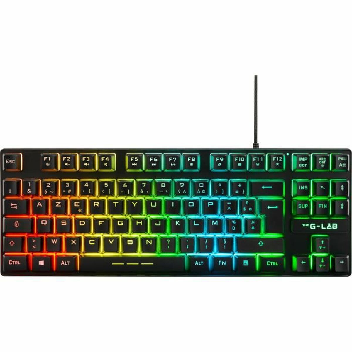 Gaming Tangentbord/ OR: Speltangentbord The G-Lab Caesium Franska AZERTY