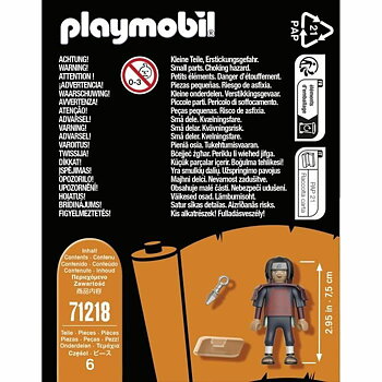 Playset Playmobil Naruto Shippuden - Hashirama 71218 6 Delar