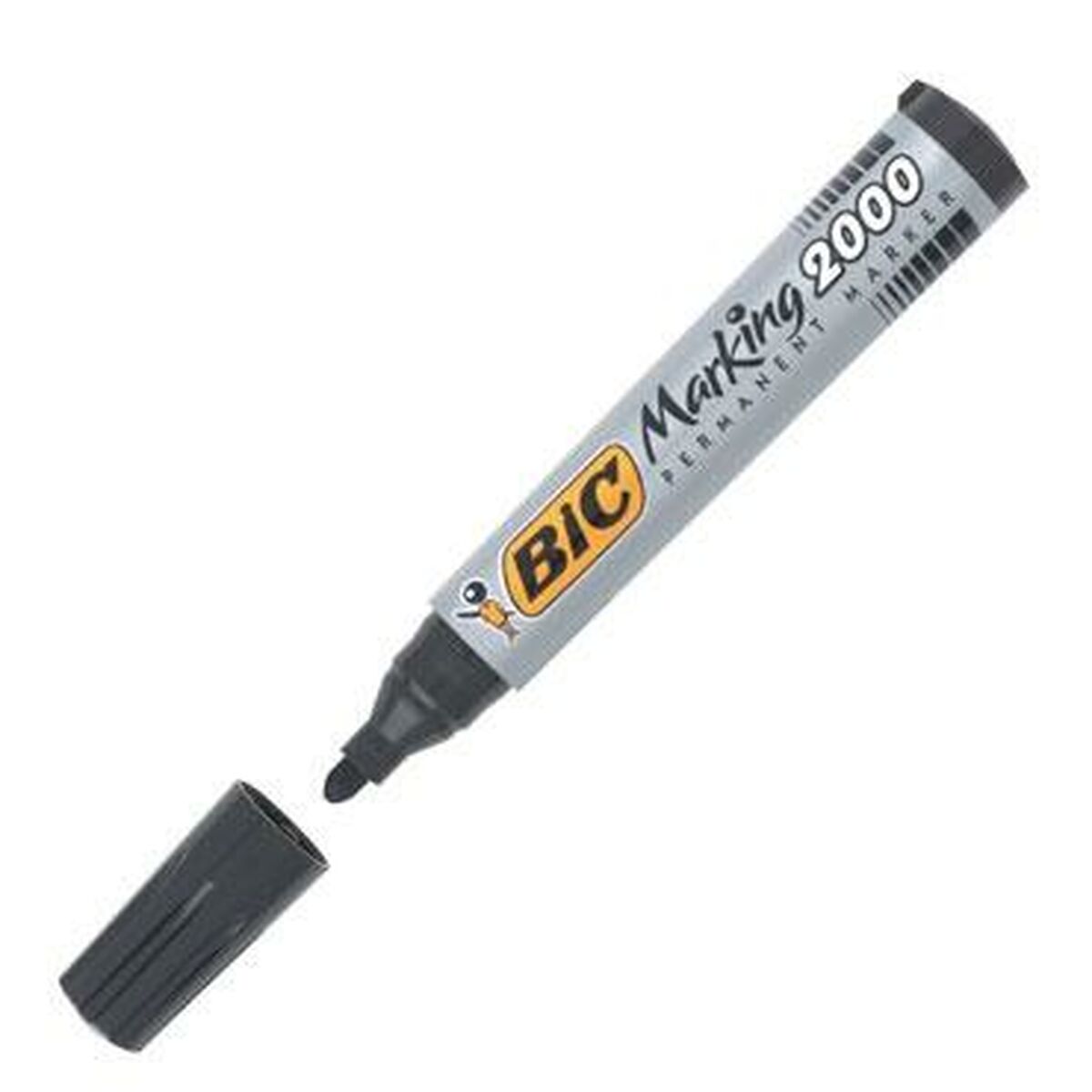 Permanent markörpenna Bic Marking 2000 Svart 12 Delar - 4