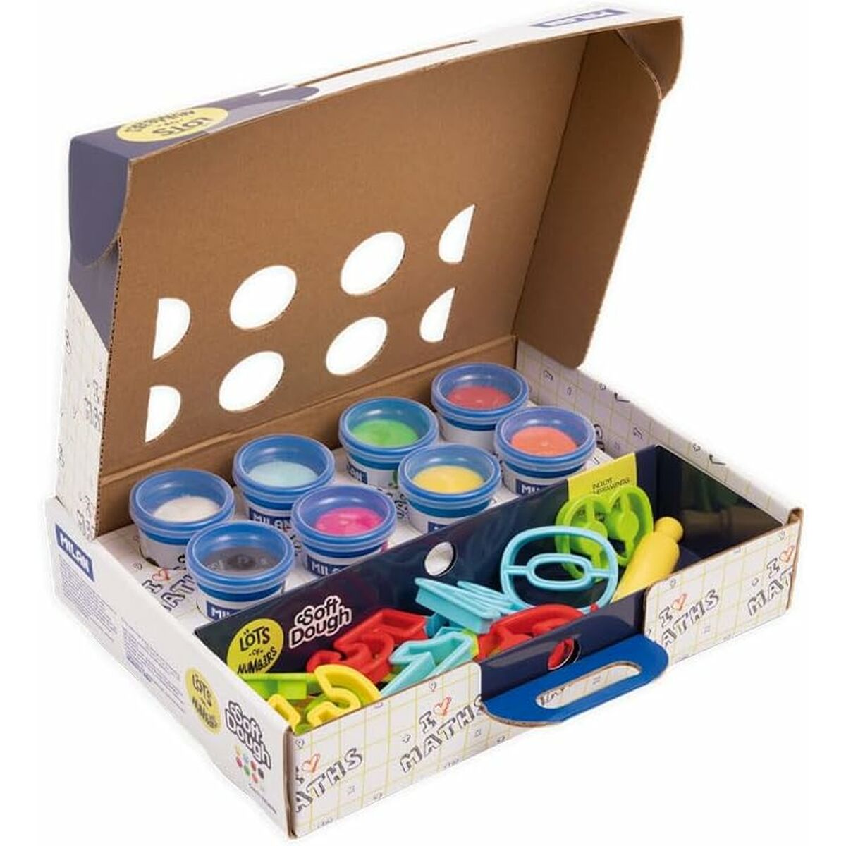Modell-lera Milan Soft Dough Lots of Numvers Multicolour - 6