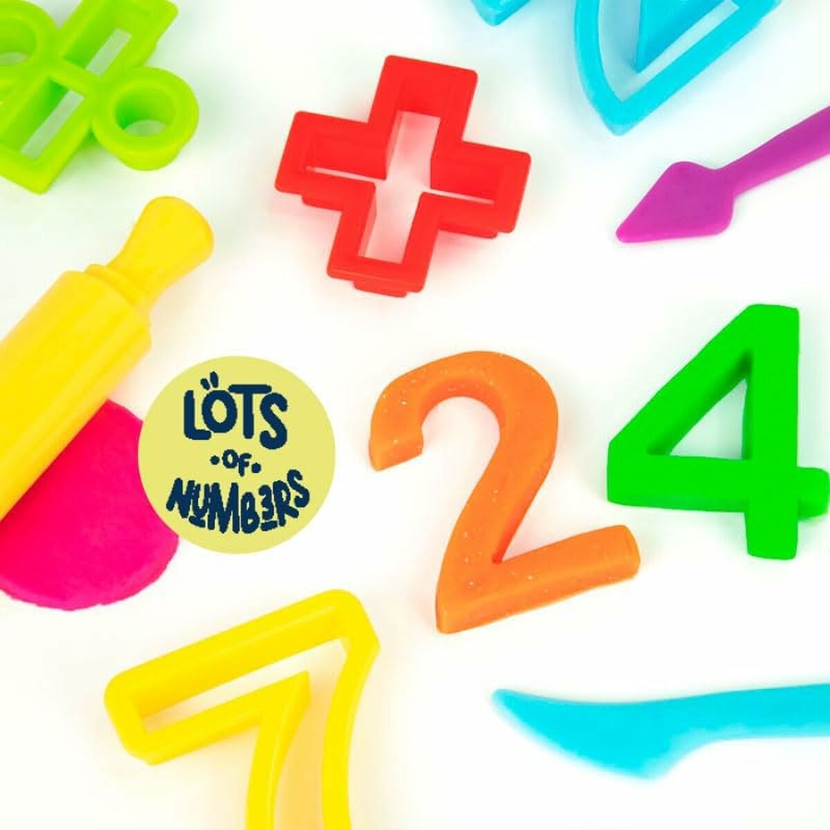 Modell-lera Milan Soft Dough Lots of Numvers Multicolour - 4