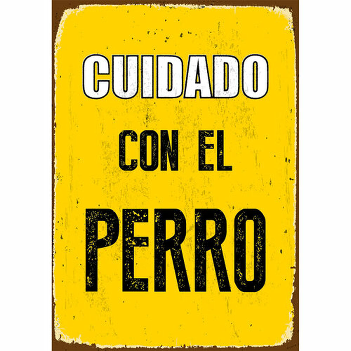 Skylt Magnet & Steel Cuidado con el Perro 14,8 x 21 cm - 3