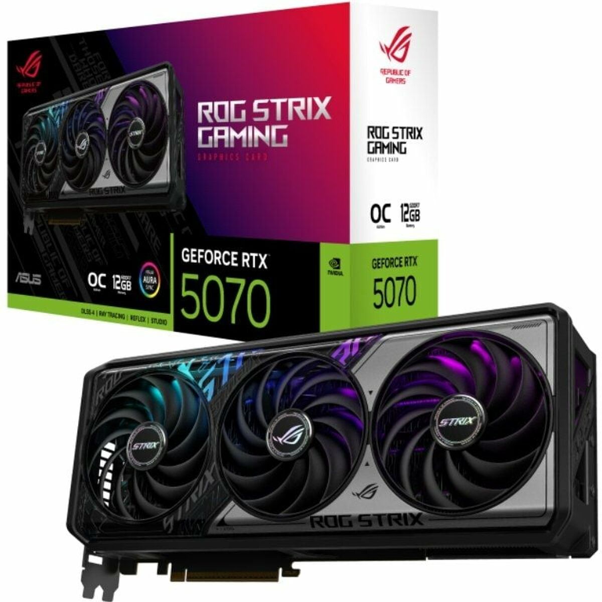 Grafikkort Asus 90YV0M80-M0NA00 nvidia geforce rtx 5070 12 GB GDDR6