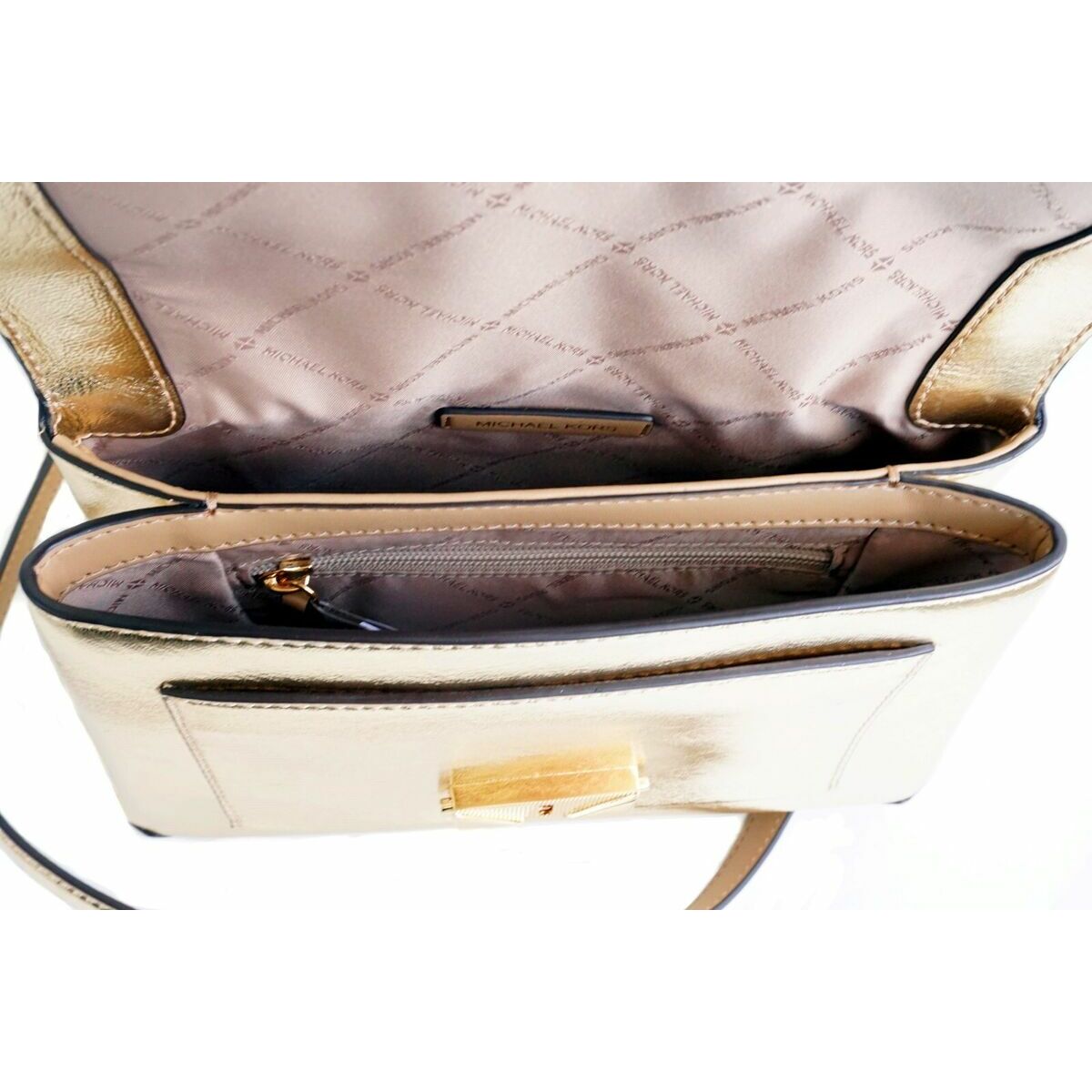 Damväska Michael Kors Cece Gyllene 24 x 18 x 10 cm - 3