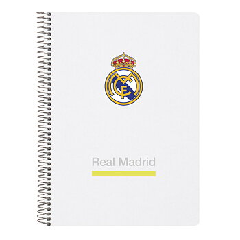 Anteckningsbok Real Madrid C.F. Vit A5 80 Blad