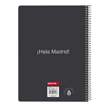 Anteckningsbok Real Madrid C.F. Vit A5 80 Blad