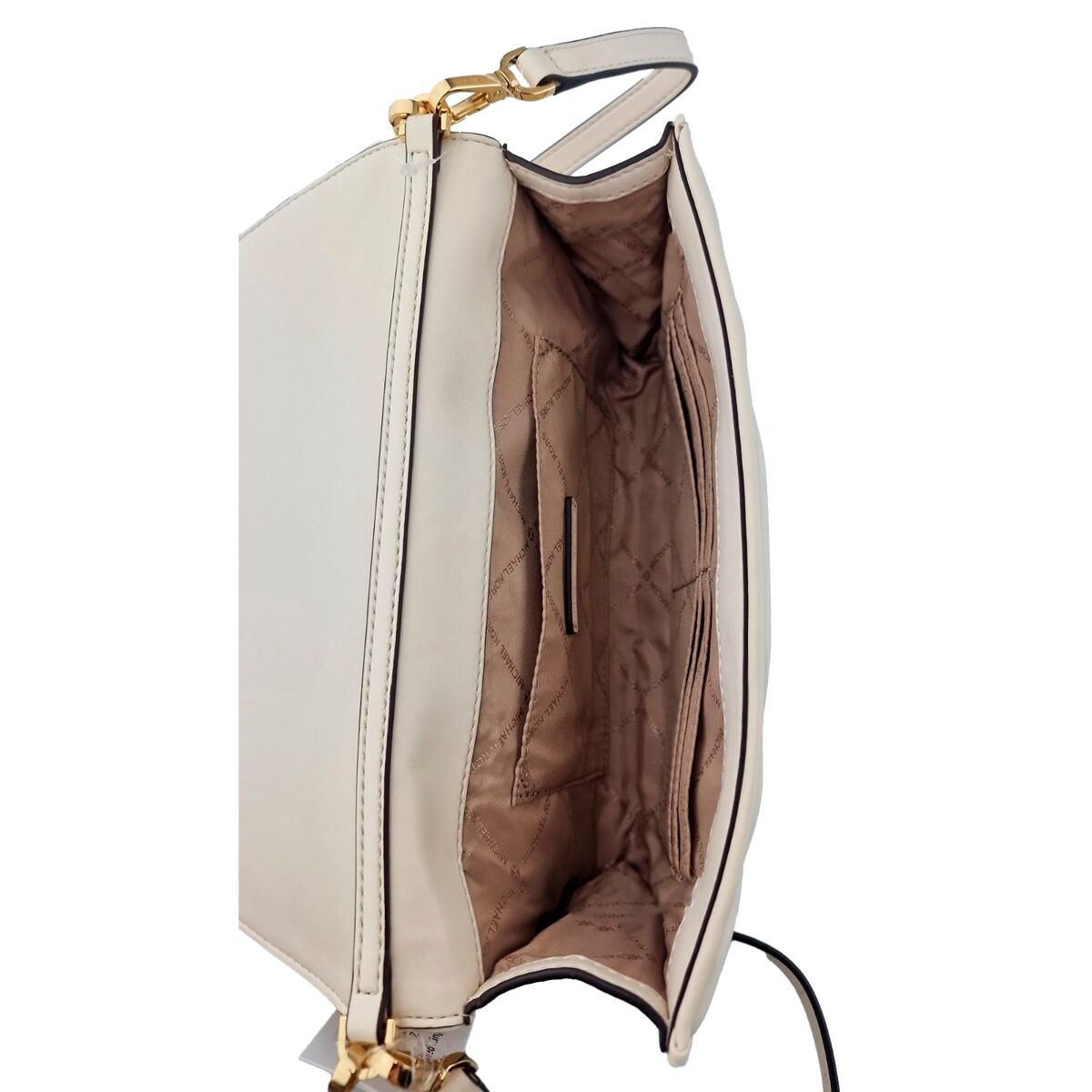 Damväska Michael Kors Serena Beige 25 x 15 x 4 cm - 3