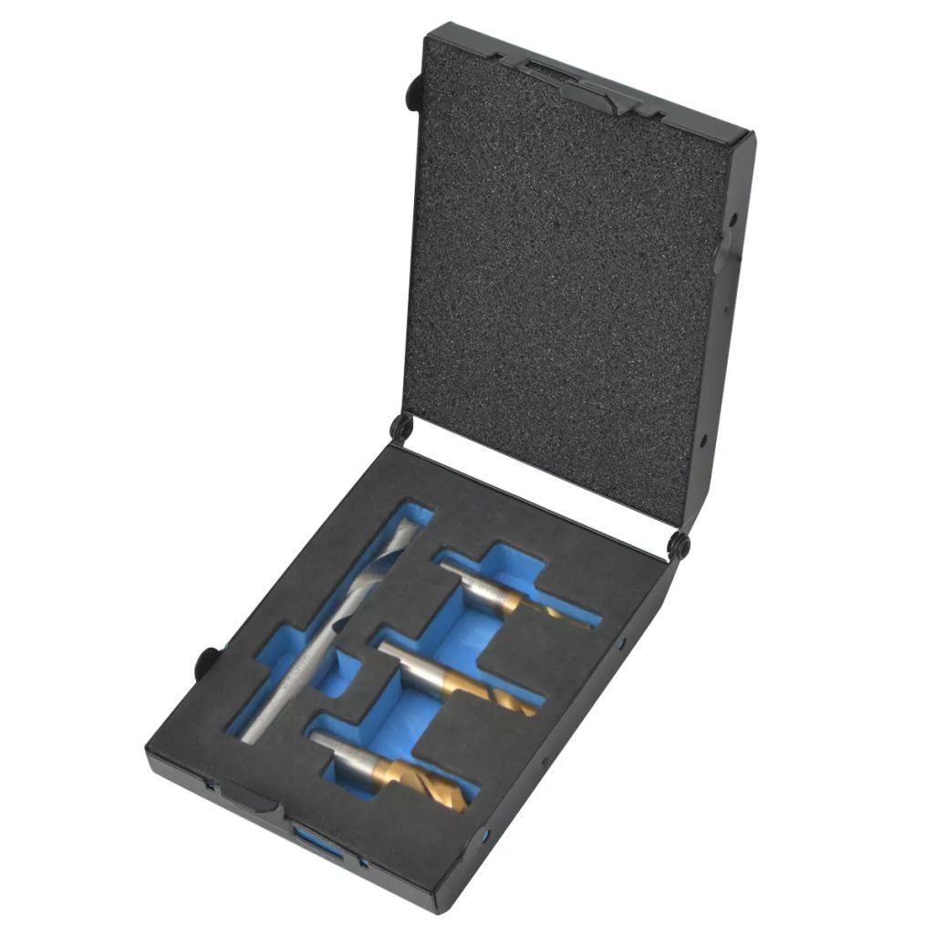 vidaXL Punktsvetsborr set 4 delar HSS - 3