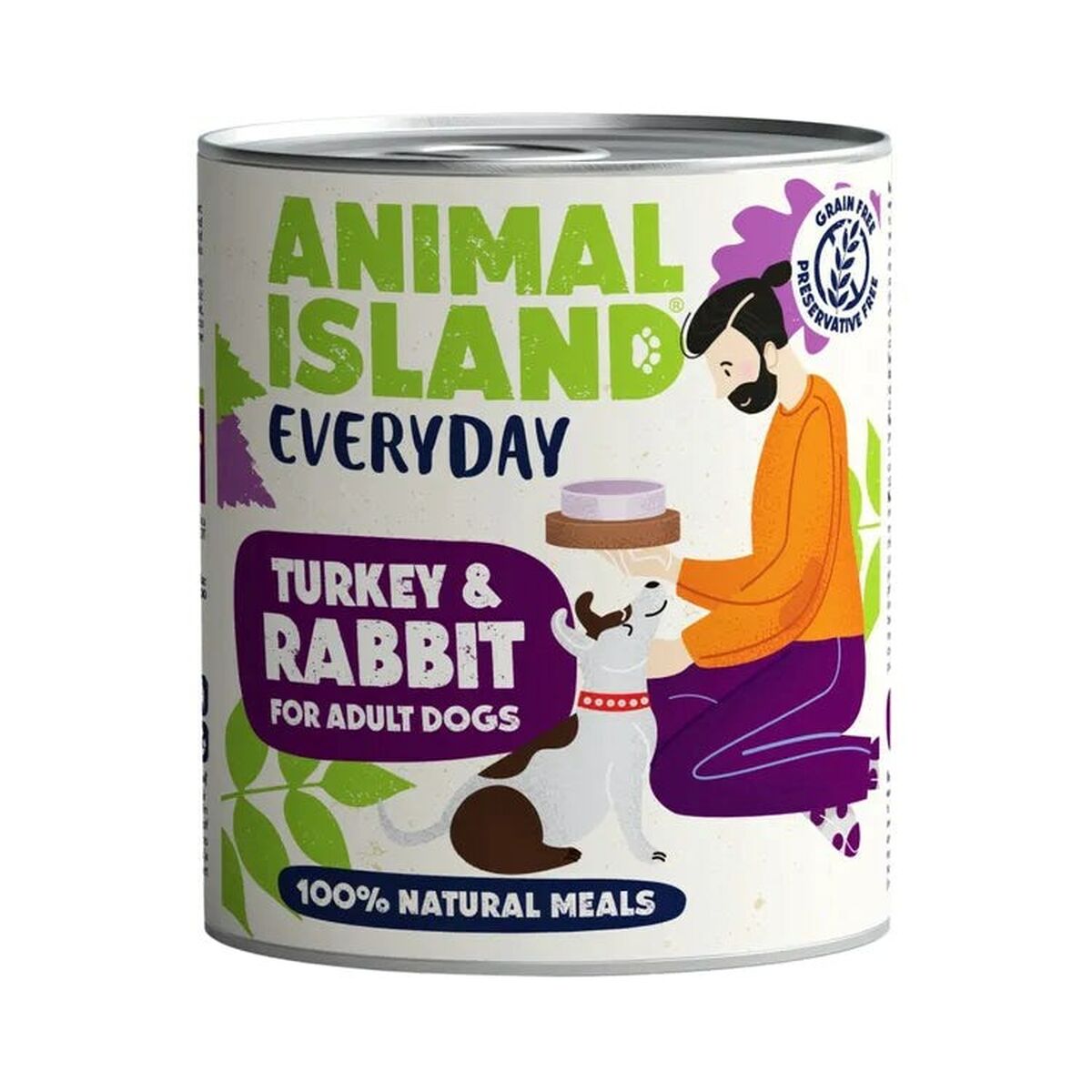 Våt mat ANIMAL ISLAND Everyday Turkey Kalkon 800 g