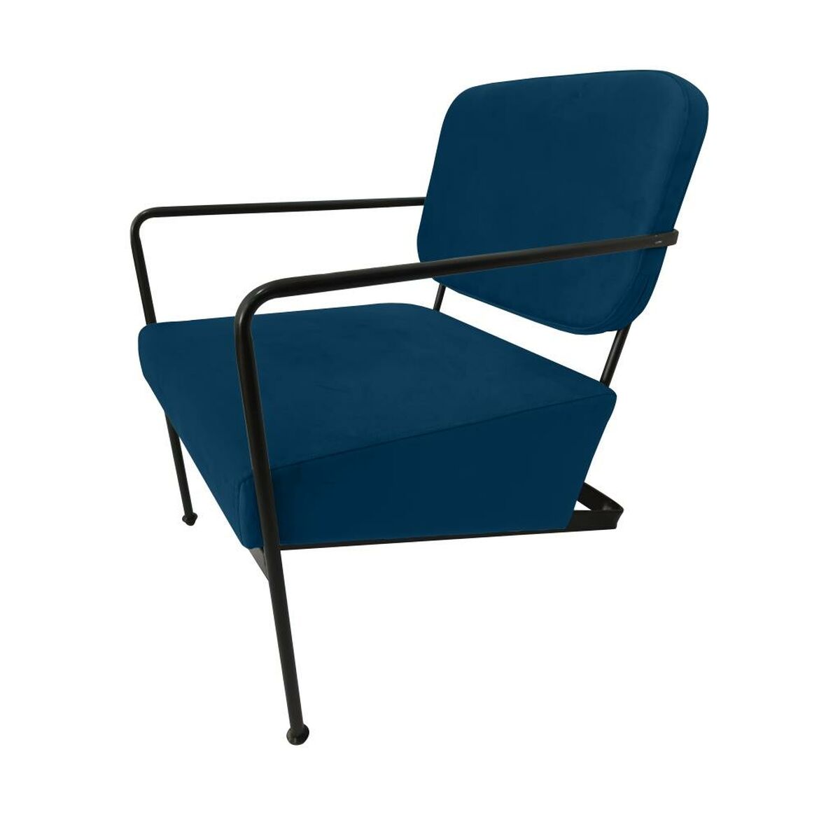 Fåtölj DKD Home Decor Blå Metall 62 x 76 x 76 cm 55,5 x 72 x 71 cm