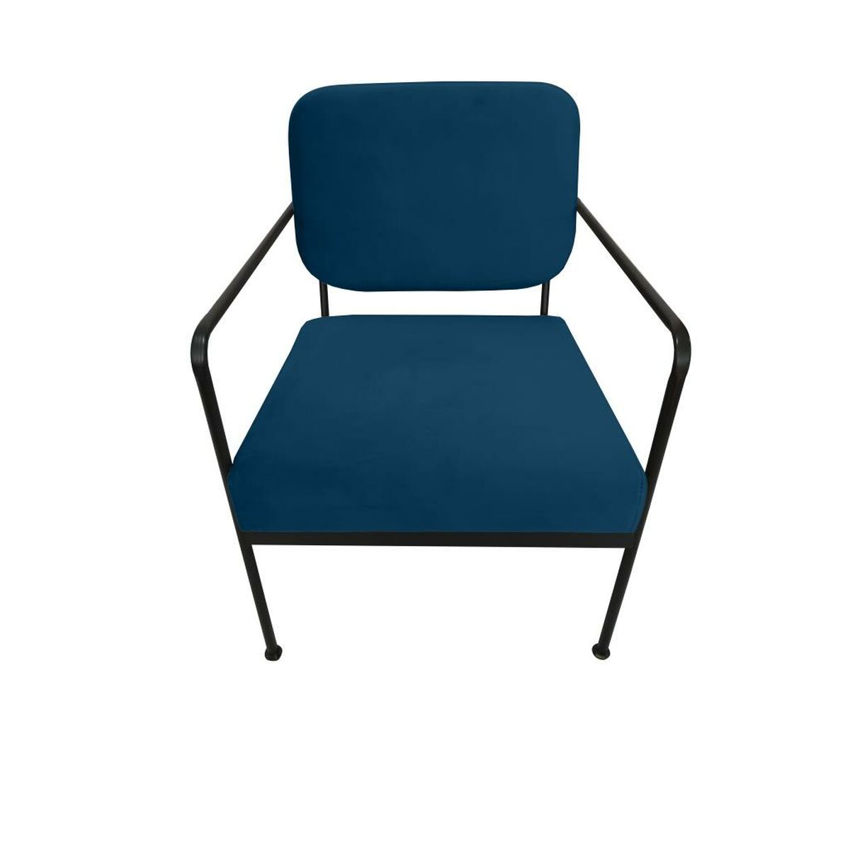 Fåtölj DKD Home Decor Blå Metall 62 x 76 x 76 cm 55,5 x 72 x 71 cm - 2