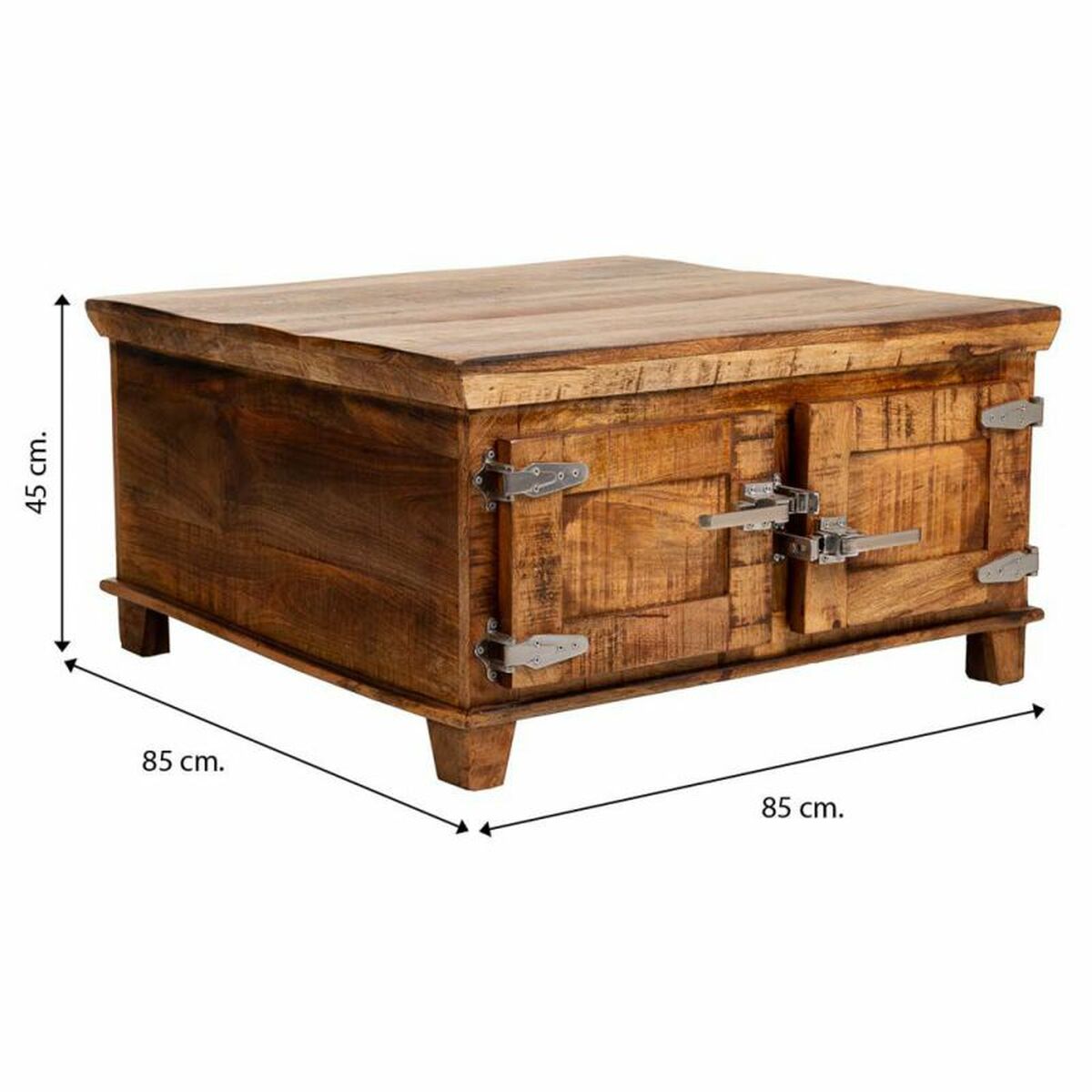 Soffbord Alexandra House Living Brun Trä 85 x 45 x 85 cm - 6