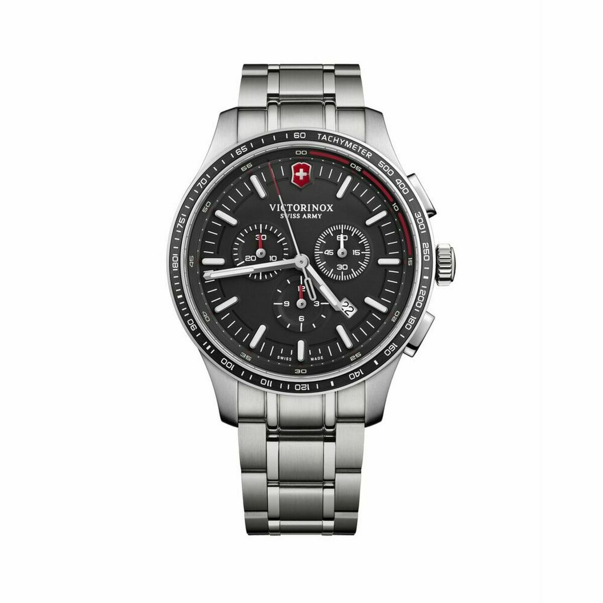 Herrklocka Victorinox V241816 Svart Silvrig
