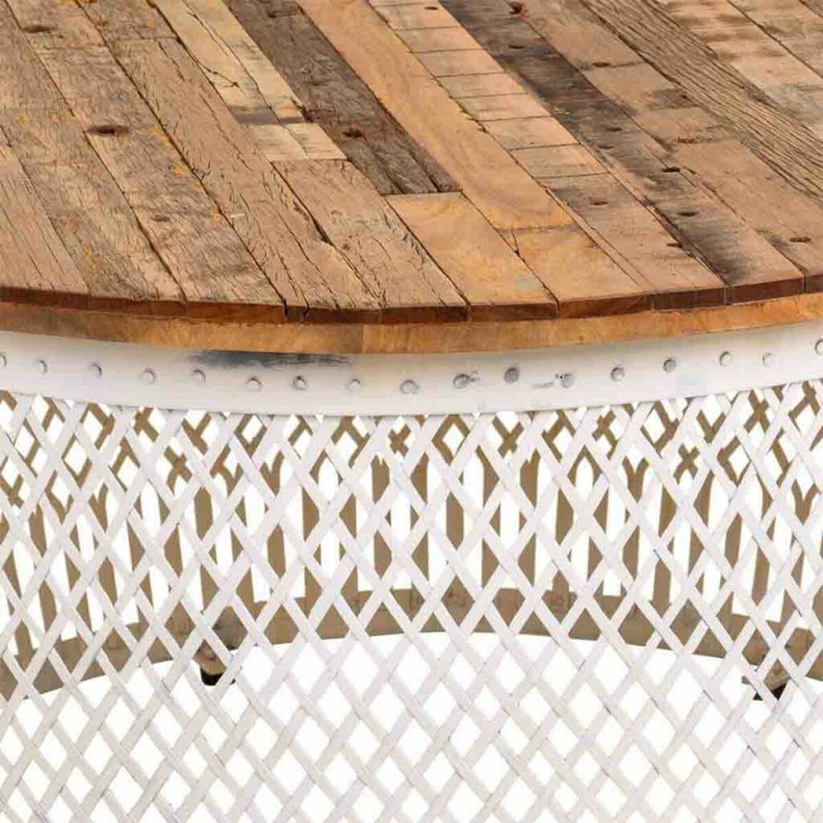 Soffbord Alexandra House Living Trä Järn 91 x 48 x 91 cm - 5