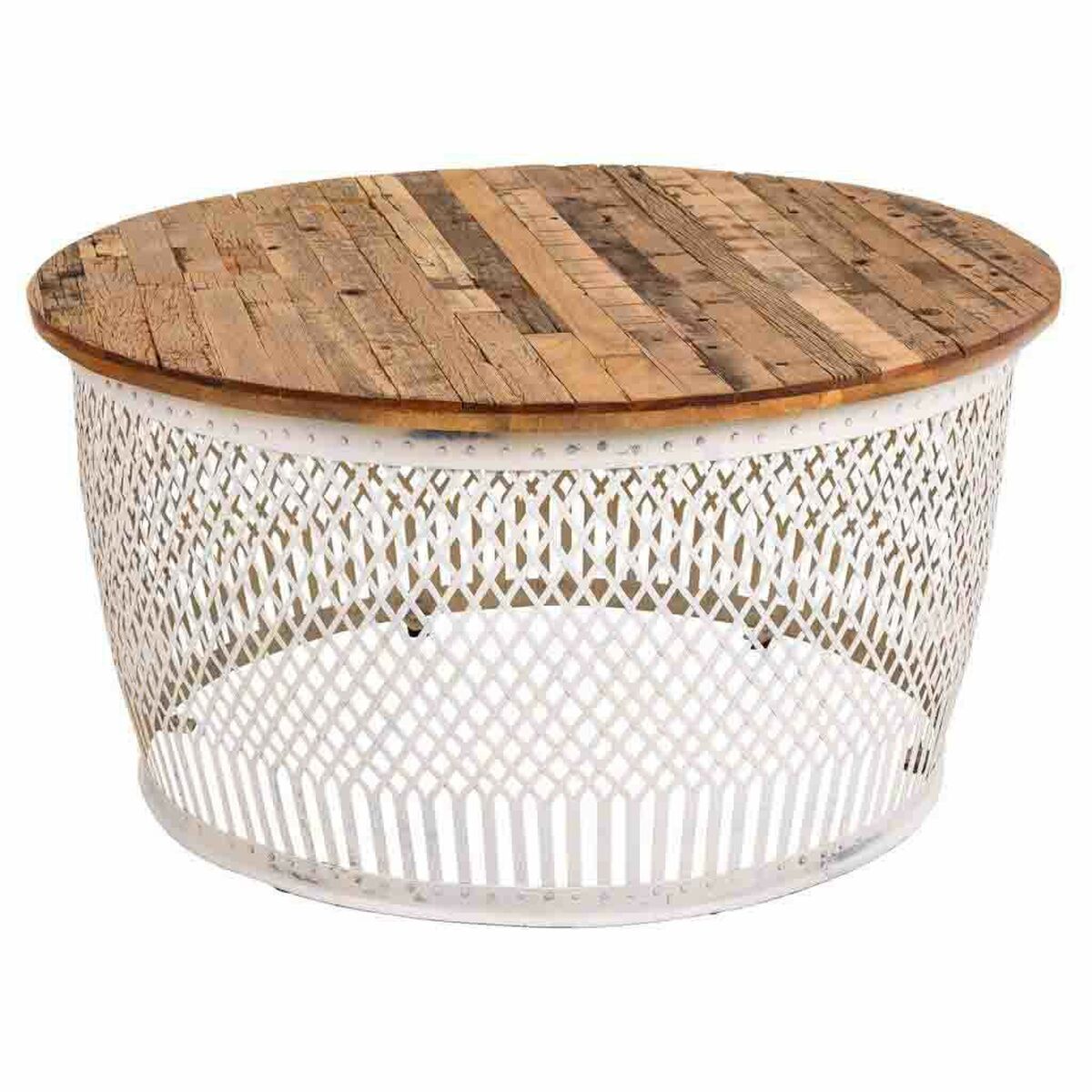 Soffbord Alexandra House Living Trä Järn 91 x 48 x 91 cm