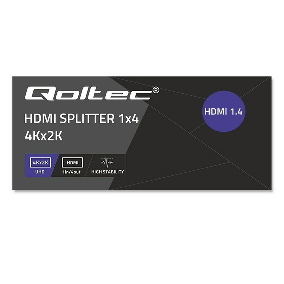 HDMI-Brytare Qoltec 51798 Svart - 6
