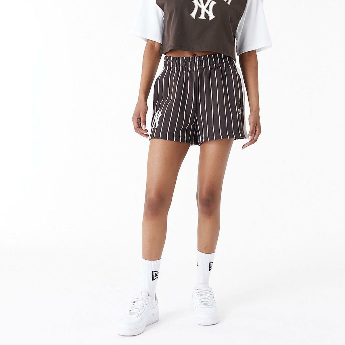 Sportshorts för kvinnor New Era  LIFESTYLE SHORTS NEYYAN 60435299 Svart - 2