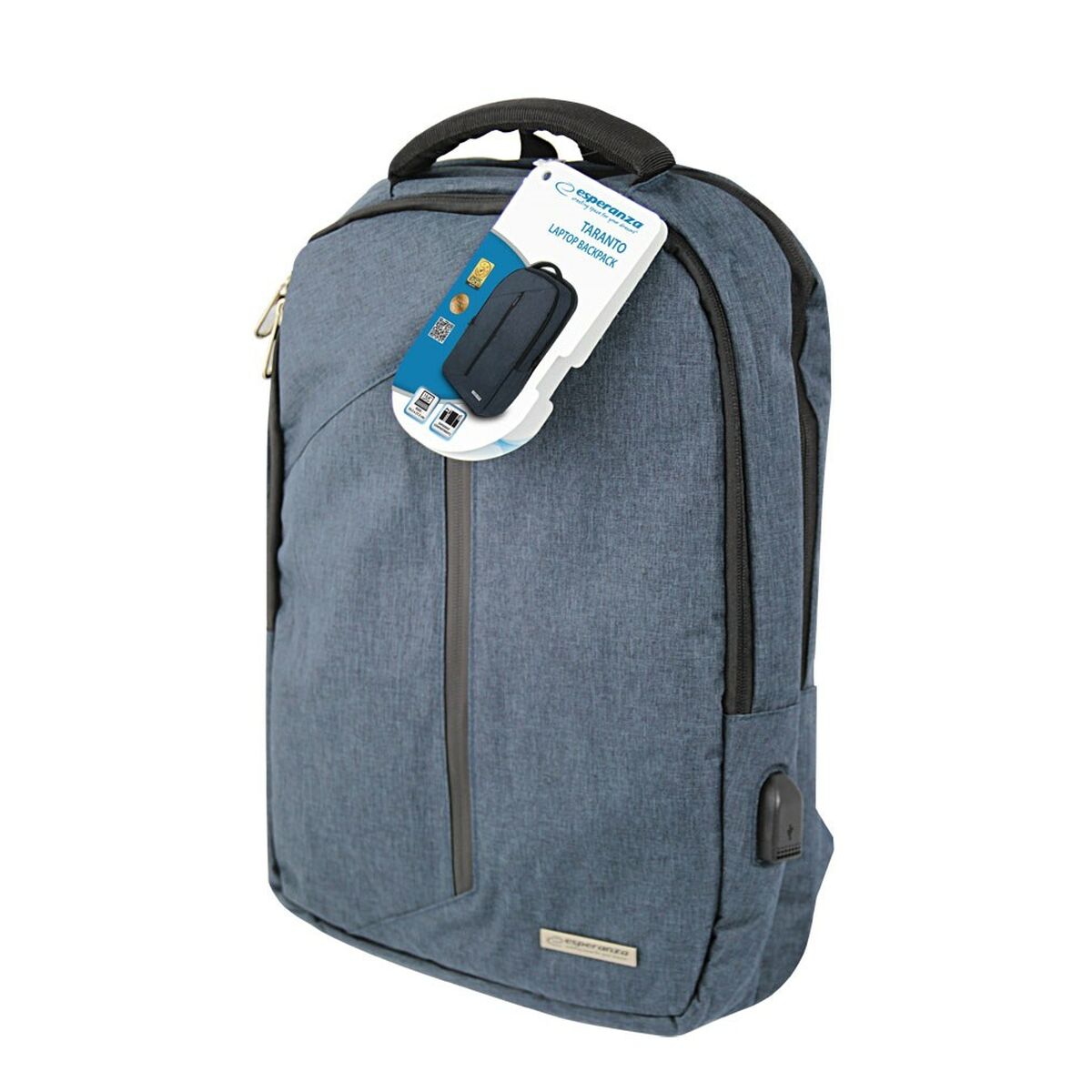 Laptopryggsäck Esperanza ET196 Blå - 3