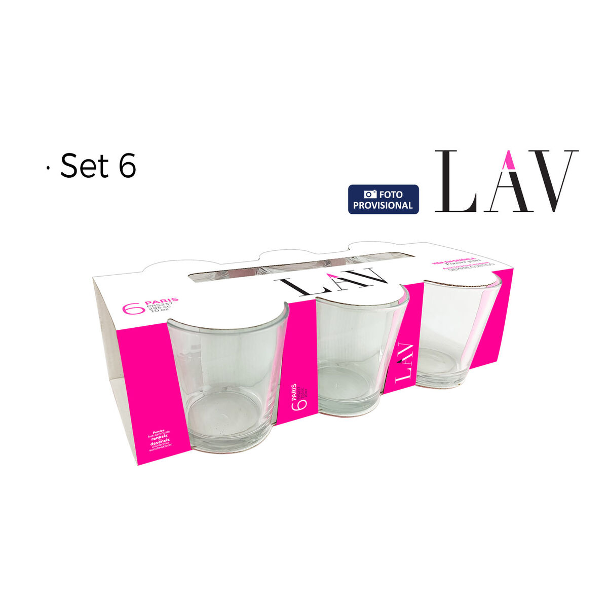 Glasset LAV Paris 6 Delar (8 antal) - 2