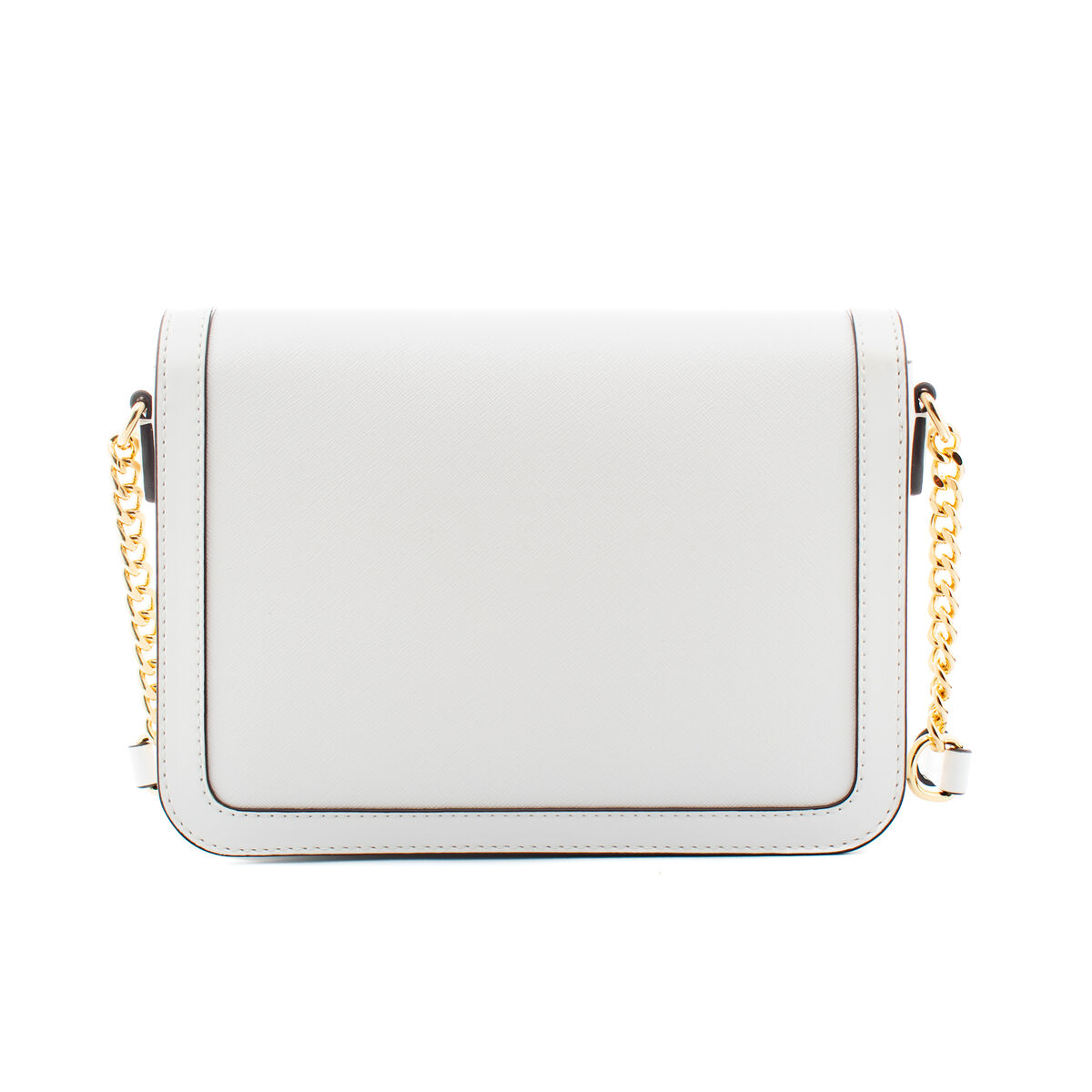 Axelväska Michael Kors Leida Vit 23 x 16 x 7 cm - 2