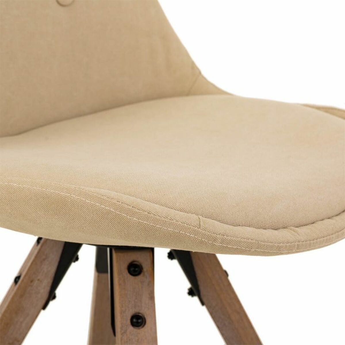 Matsalsstol Alexandra House Living Kräm 44 x 84 x 48 cm - 6