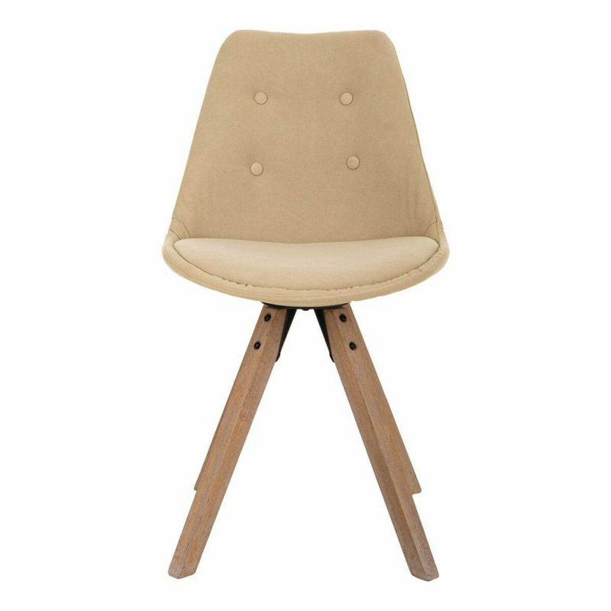 Matsalsstol Alexandra House Living Kräm 44 x 84 x 48 cm - 2