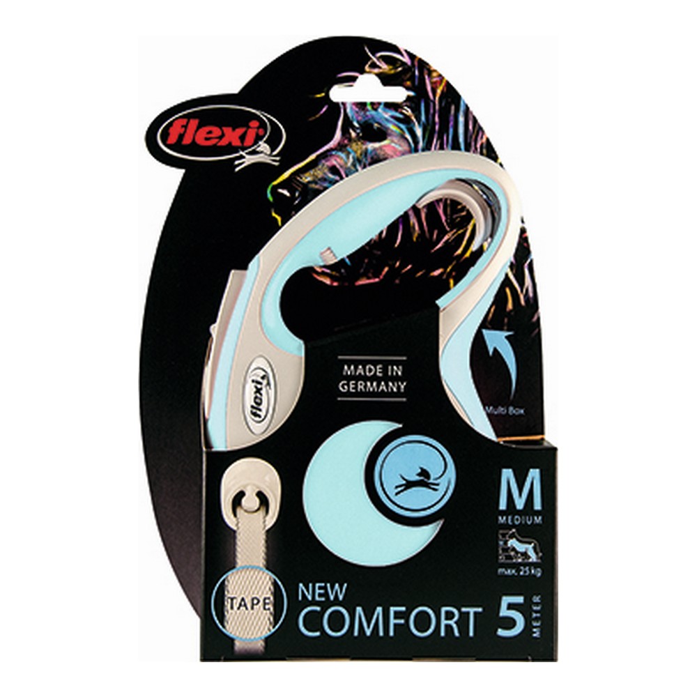 DoHundkoppel Flexi NEW COMFORT Ljusblå XS-storlek - 2