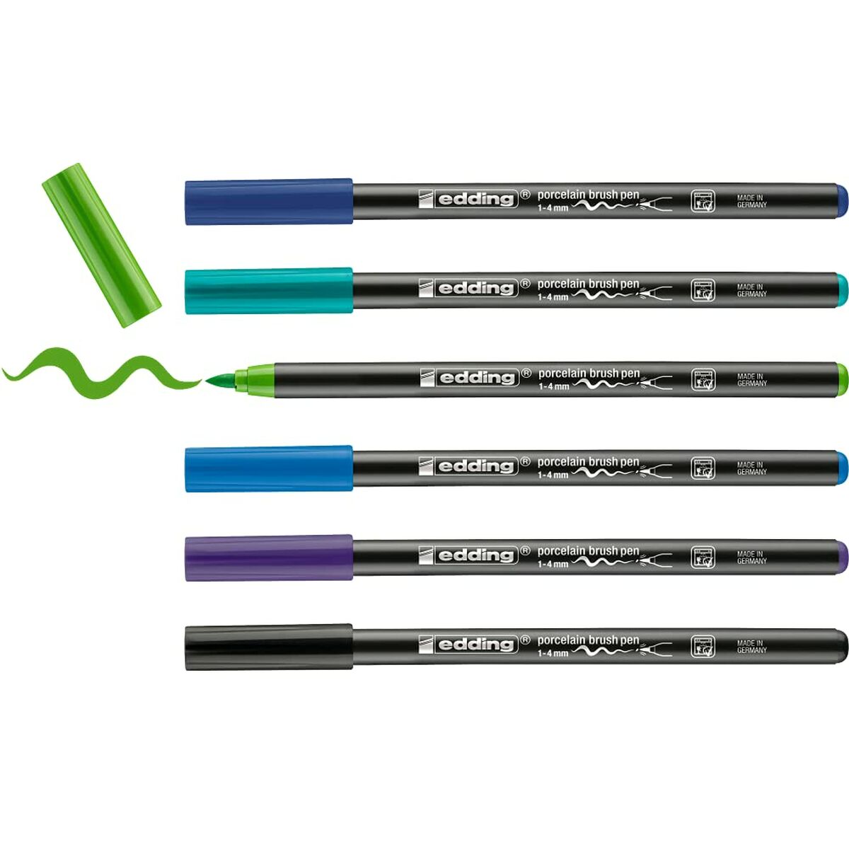 Tuschpennor Edding 4200 Porslin Multicolour (6 antal) - 5