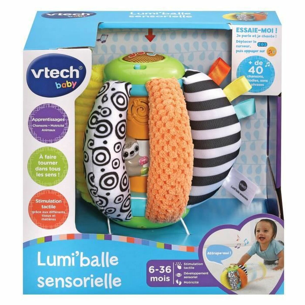 Utbildningsspel Vtech Baby LUMI'BALLE SENSORIELLE