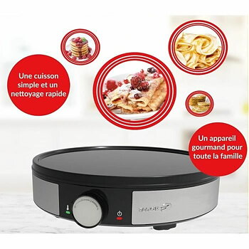 Pannkaksmaskin Fagor 1200 W Svart