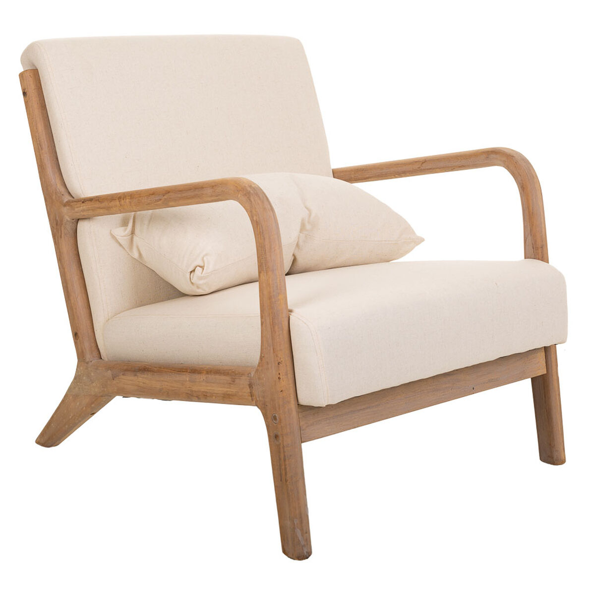 Fåtölj Alexandra House Living Grå 85 x 74 x 66 cm