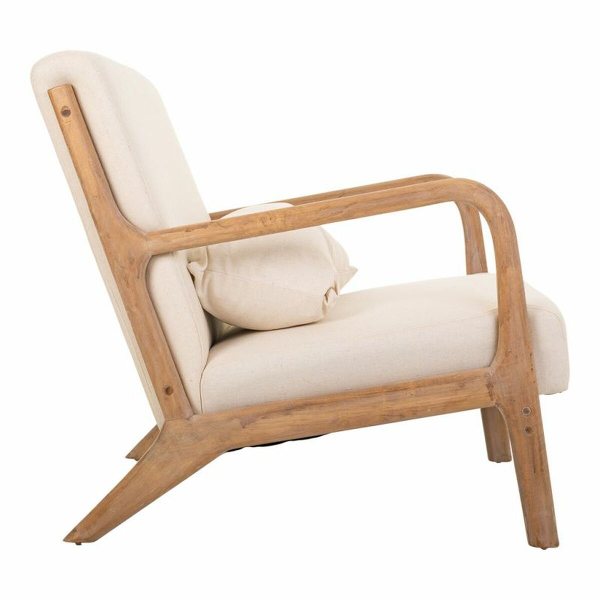 Fåtölj Alexandra House Living Grå 85 x 74 x 66 cm - 3
