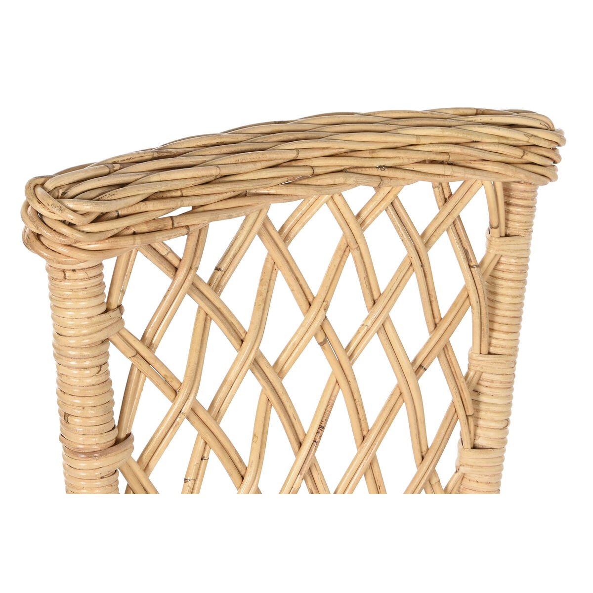 Stol DKD Home Decor Vit Naturell 45 x 55 x 85 cm 45 x 55 x 90 cm 47 x 58 x 90 cm - 2