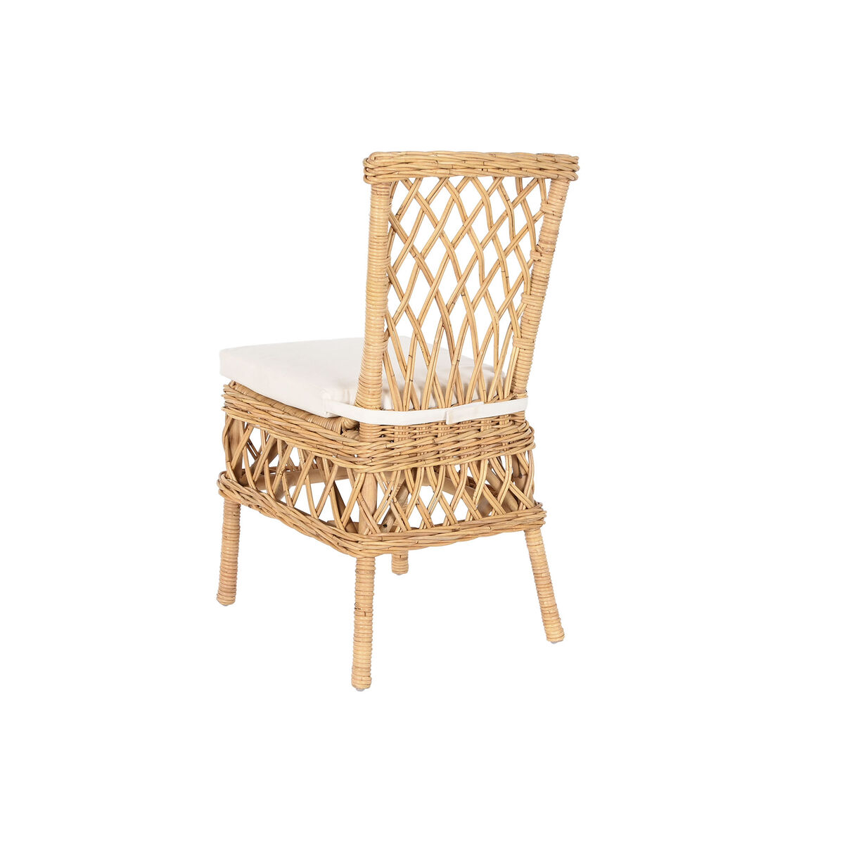 Stol DKD Home Decor Vit Naturell 45 x 55 x 85 cm 45 x 55 x 90 cm 47 x 58 x 90 cm - 5