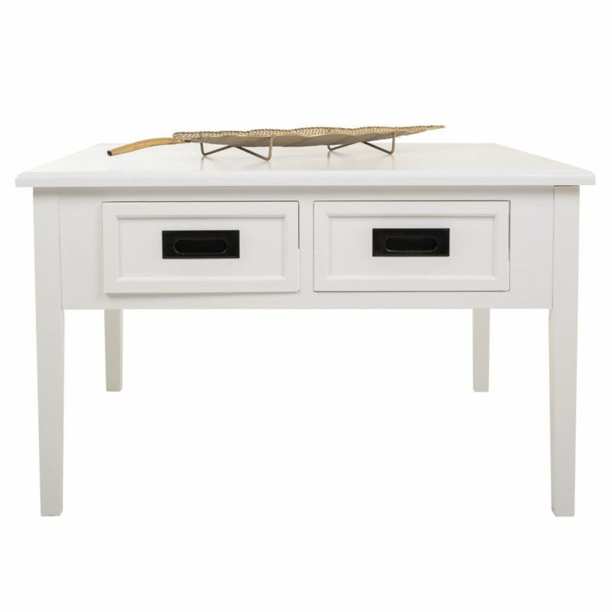 Soffbord Alexandra House Living Vit Furu Trä MDF 80 x 50 x 80 cm - 4