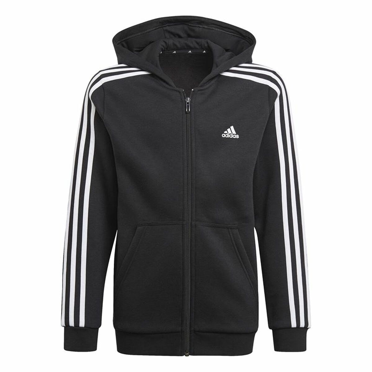 Luvtröja, Flickor Adidas Essentials Svart - 9