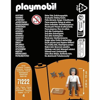 Playset Playmobil Naruto Shippuden - Neji 71222 4 Delar