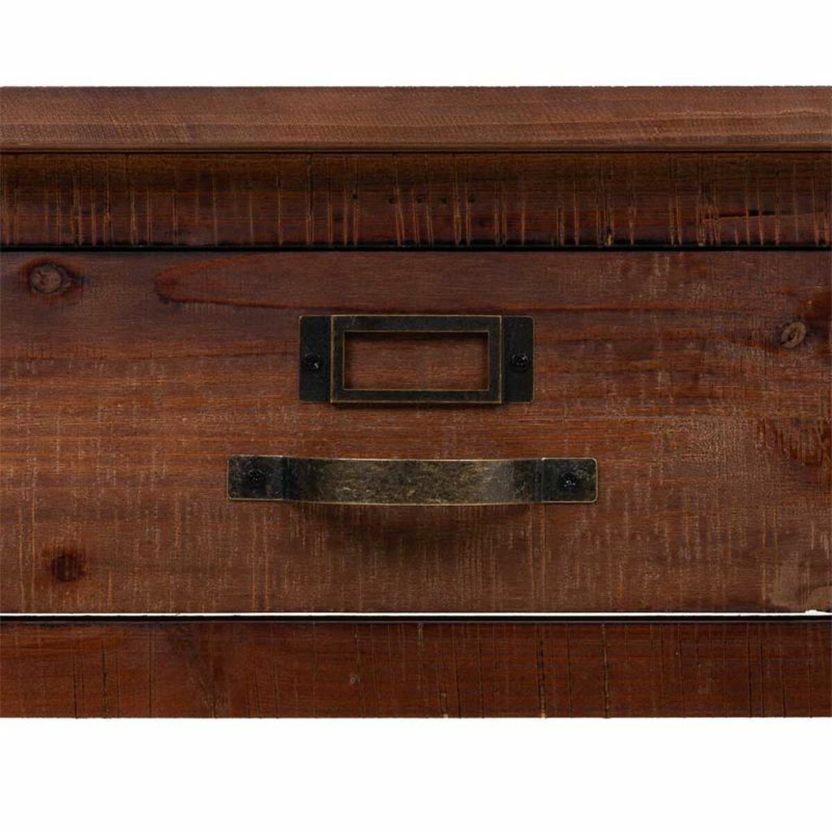 Soffbord Alexandra House Living Brun Granträ Trä MDF 66 x 48 x 120 cm - 7