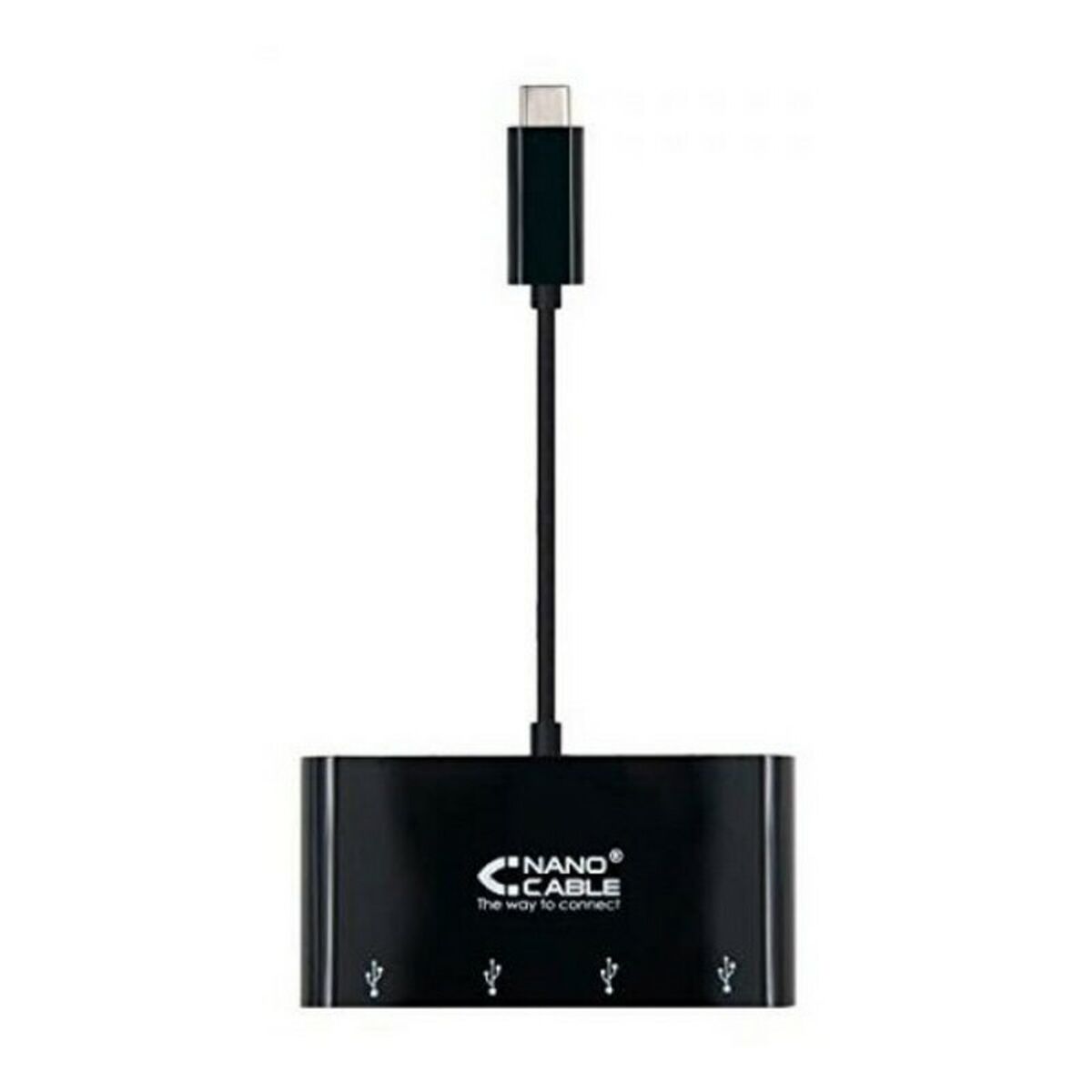 USB-C till USB Adapter NANOCABLE 10.16.4401-BK (10 cm) 10 cm