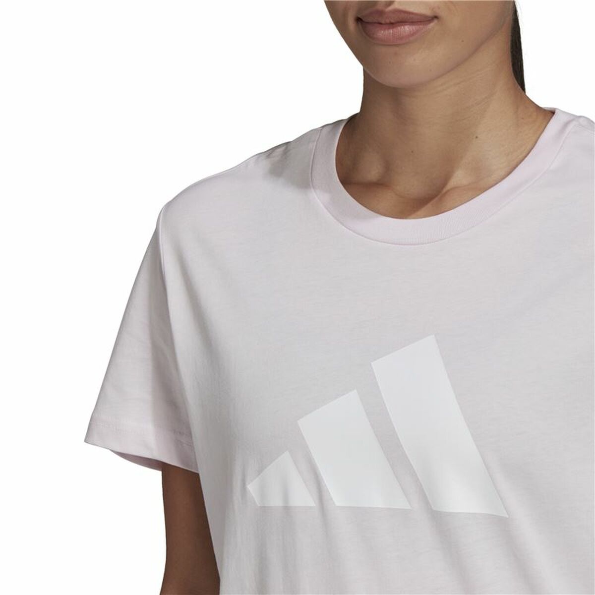 T-shirt med kortärm Dam Adidas Future Icons Rosa - 5