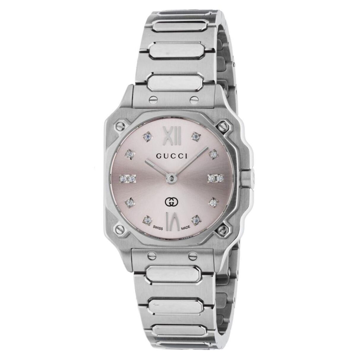 Damklocka Gucci YA166501 Silvrig