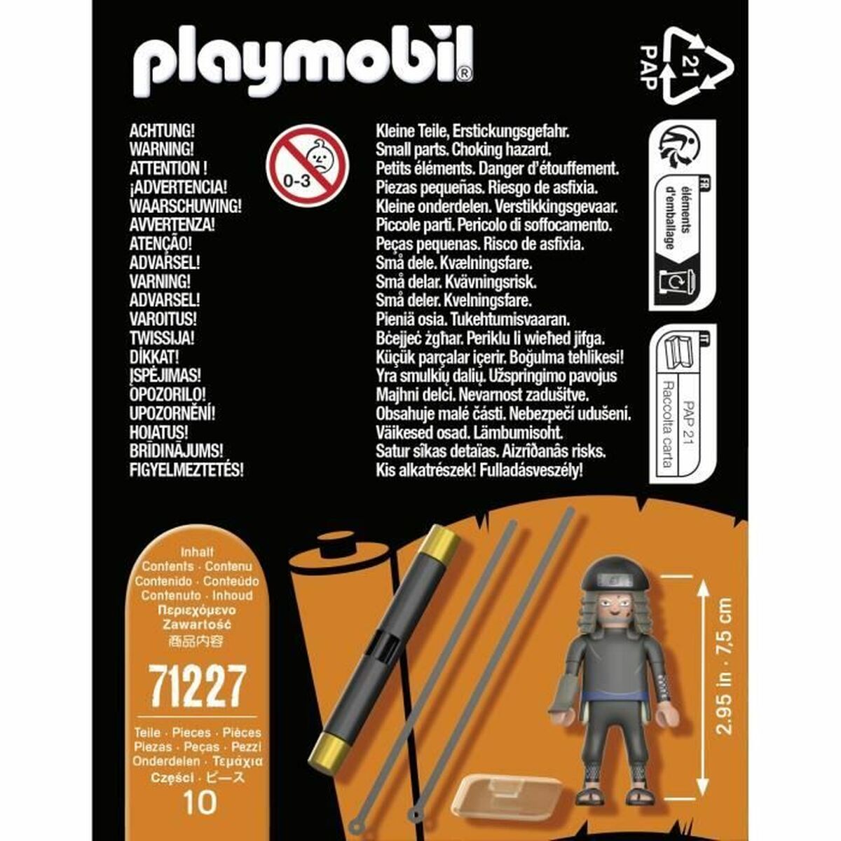 Playset Playmobil 71227 Naruto Shippuden - Hiruzen - 2