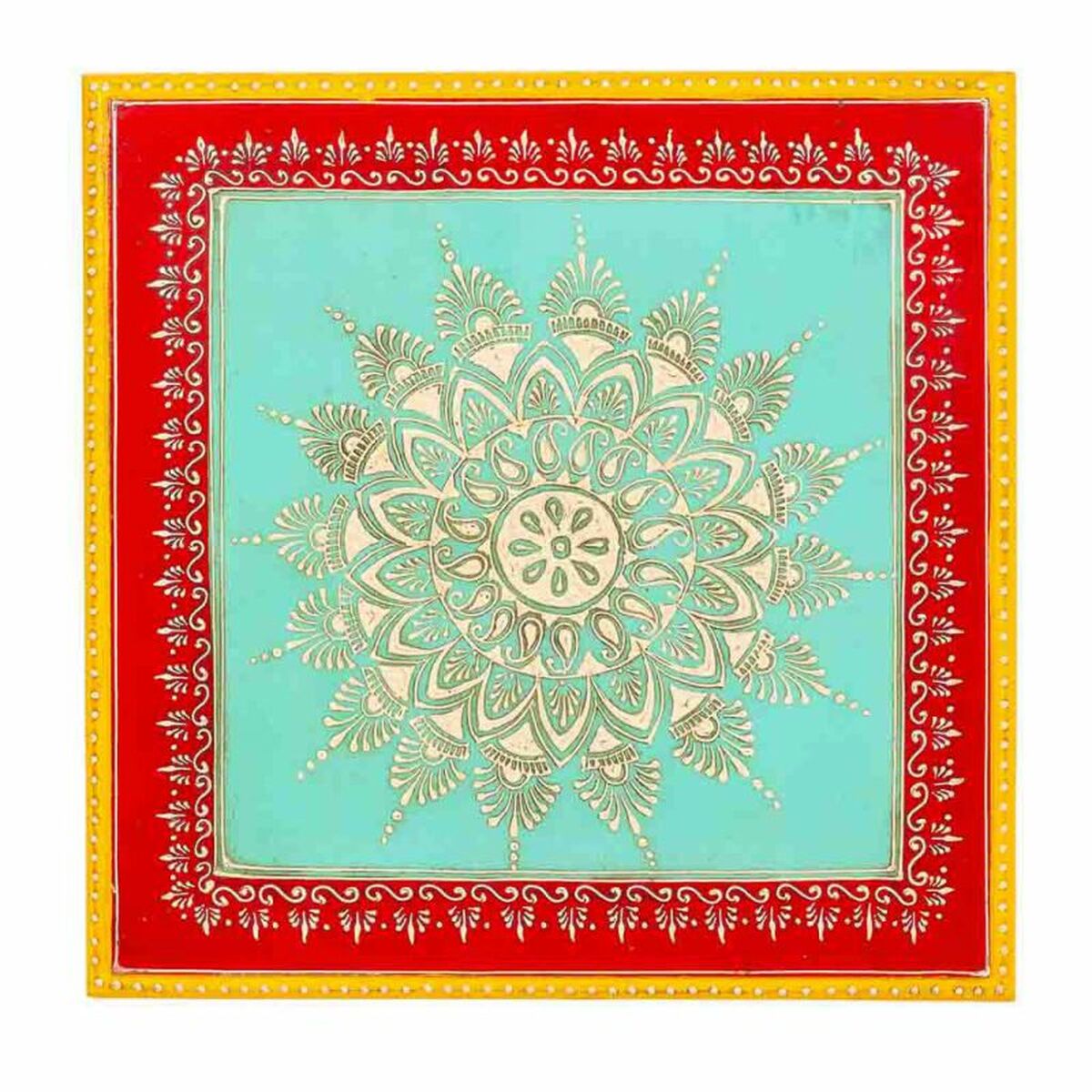 Soffbord Alexandra House Living Mangoträ Trä MDF 38 x 45 x 38 cm - 3