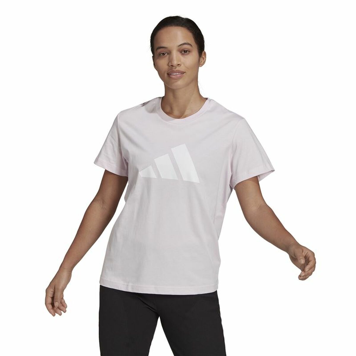 T-shirt med kortärm Dam Adidas Future Icons Rosa - 2