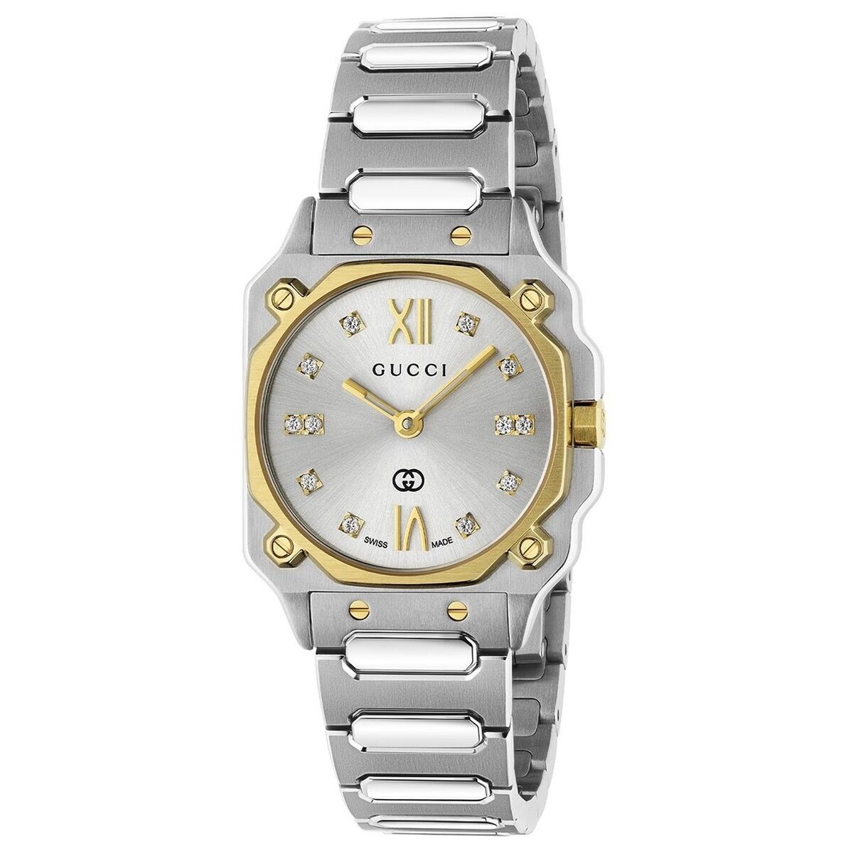 Damklocka Gucci YA166503 Silvrig