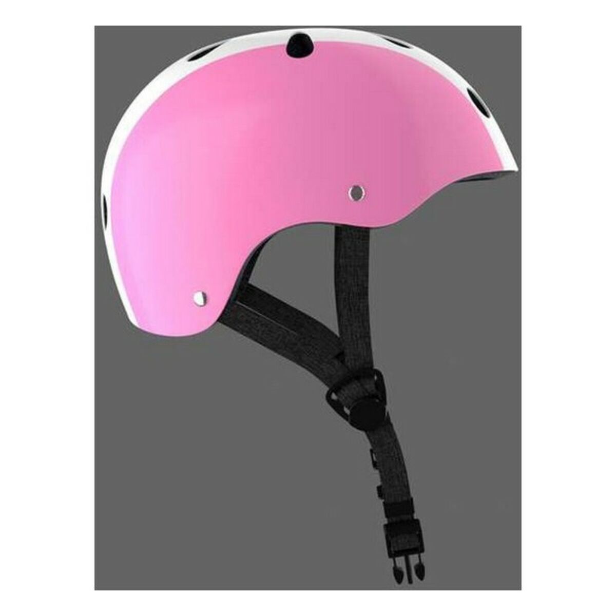 Hjälm för barn Moltó Rosa Vit 48-53 cm - 7